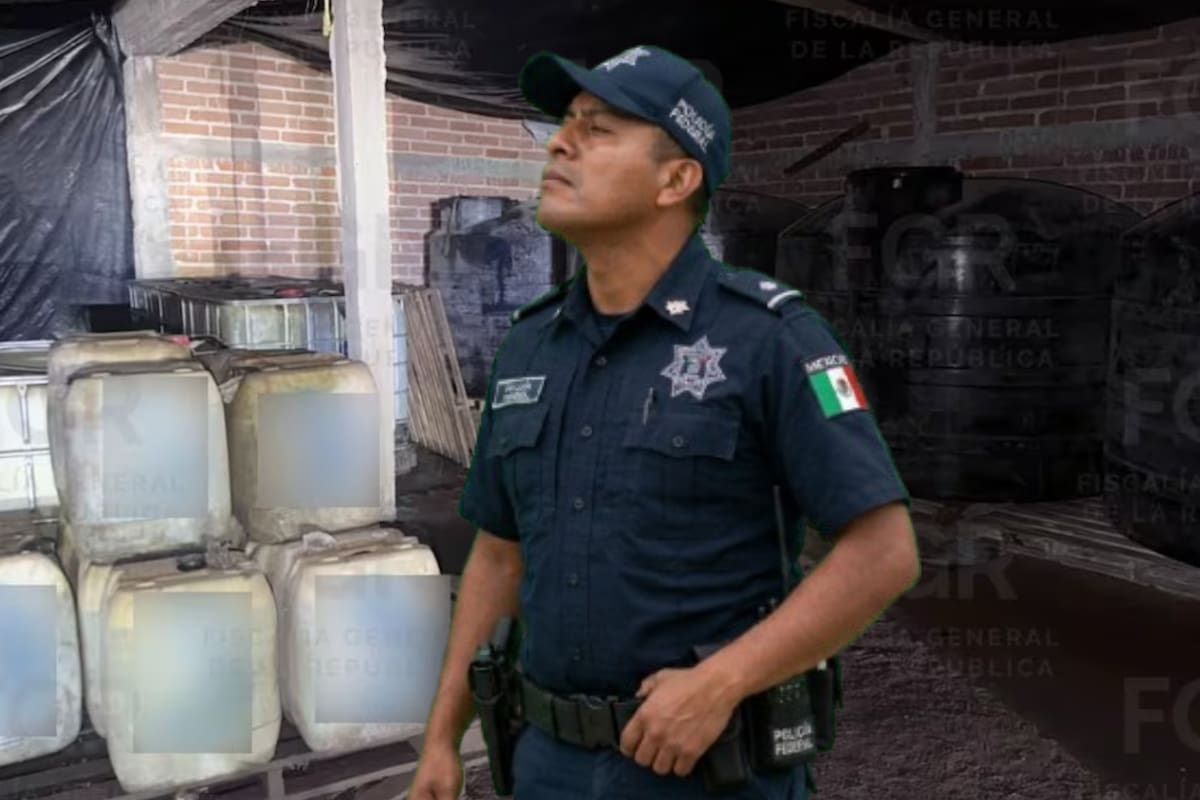 Policía olió huachicol a metros y al seguir el aroma descubrió más de 100 mil litros de hidrocarburo en cisternas y una pipa abandonada