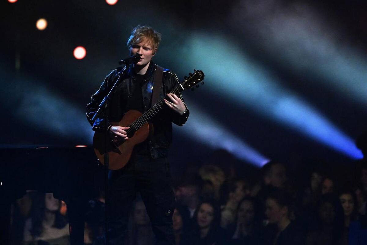 Ed Sheeran cantará en tributo a Isabel II y el duque de Edimburgo
