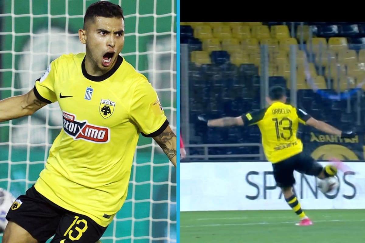 VIDEO: GOLAZO de Orbelín Pineda en la golea del AEK de Atenas