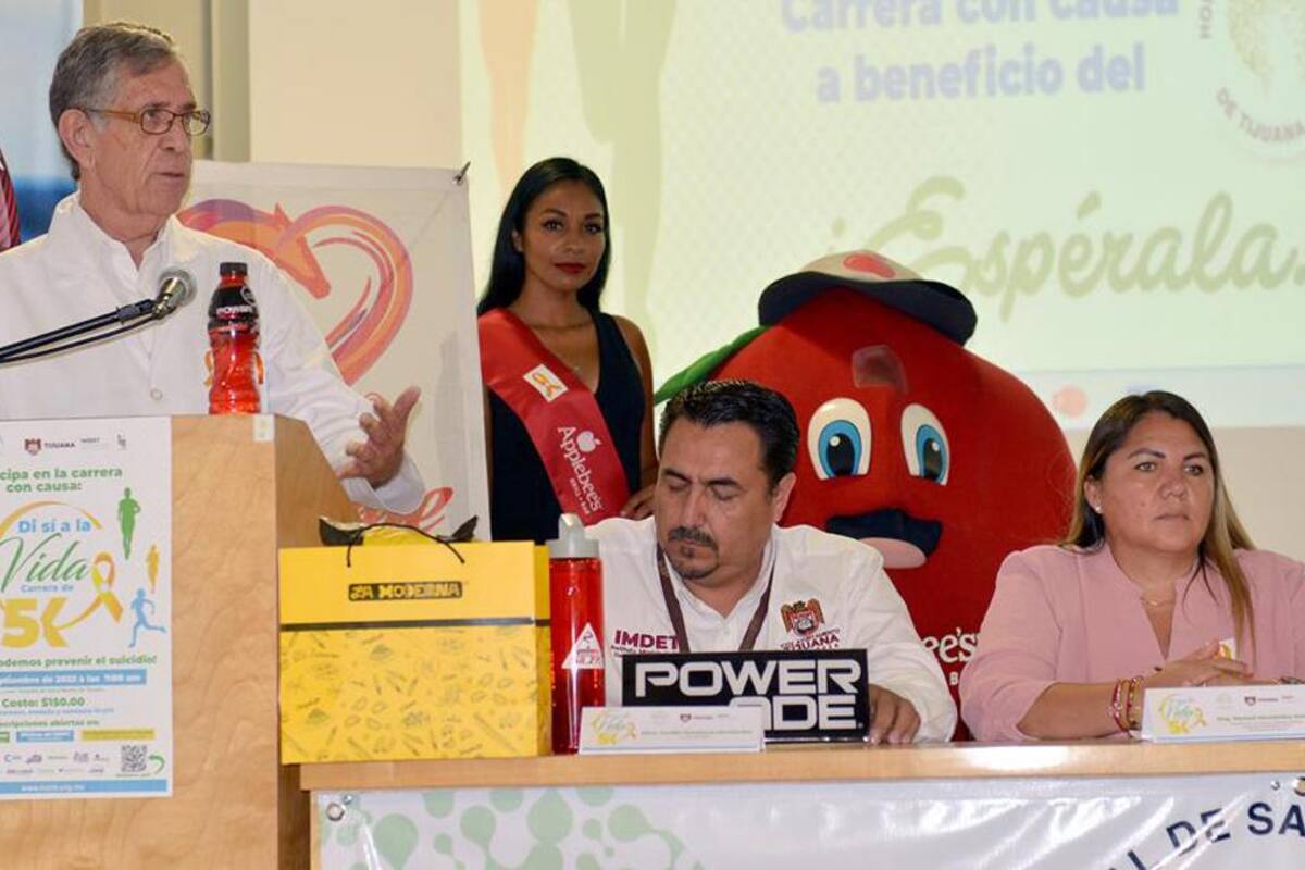 Hospital de Salud Mental de Tijuana e Imdet organizan carrera ‘Di sí a la vida’