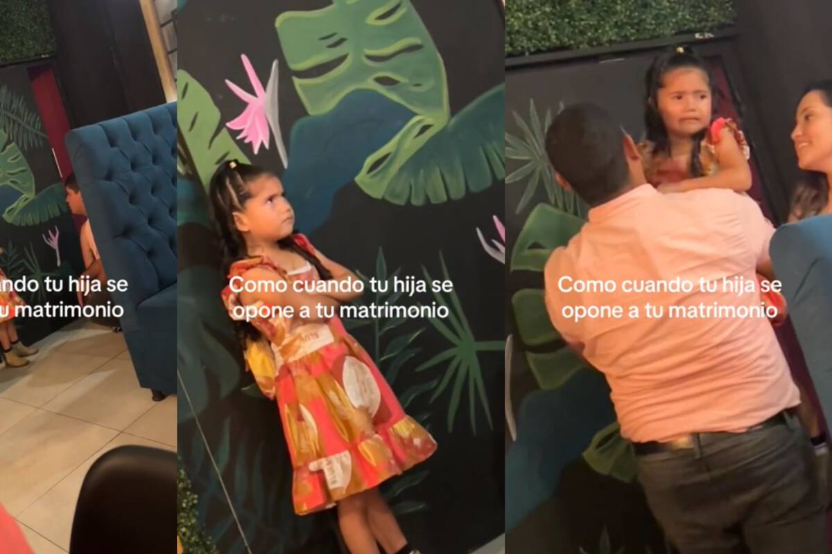 VIRAL: niña EXPLOTA de coraje al ver que sus padres se comprometen