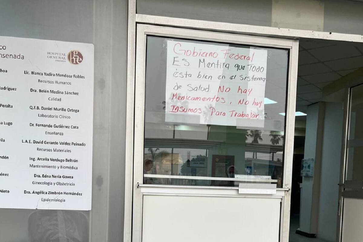 Continúa situación crítica por falta de insumos en el Hospital General de Ensenada
