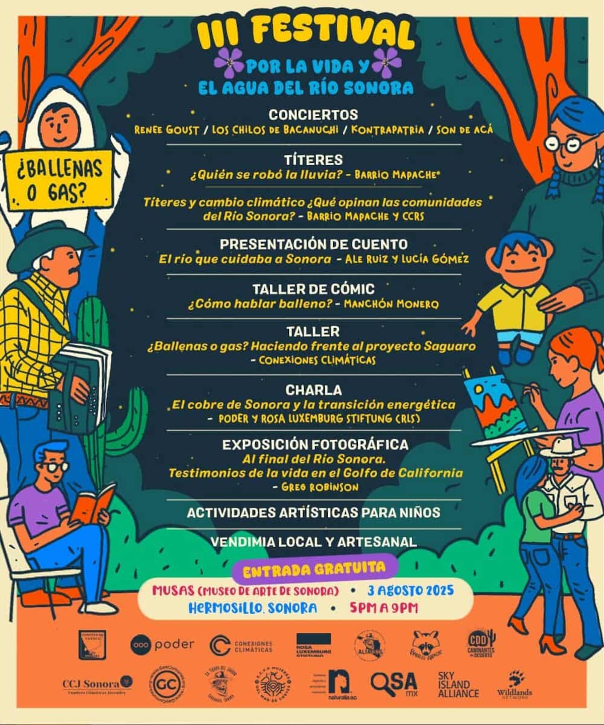 Festival por la Vida y el Agua del Río Sonora.