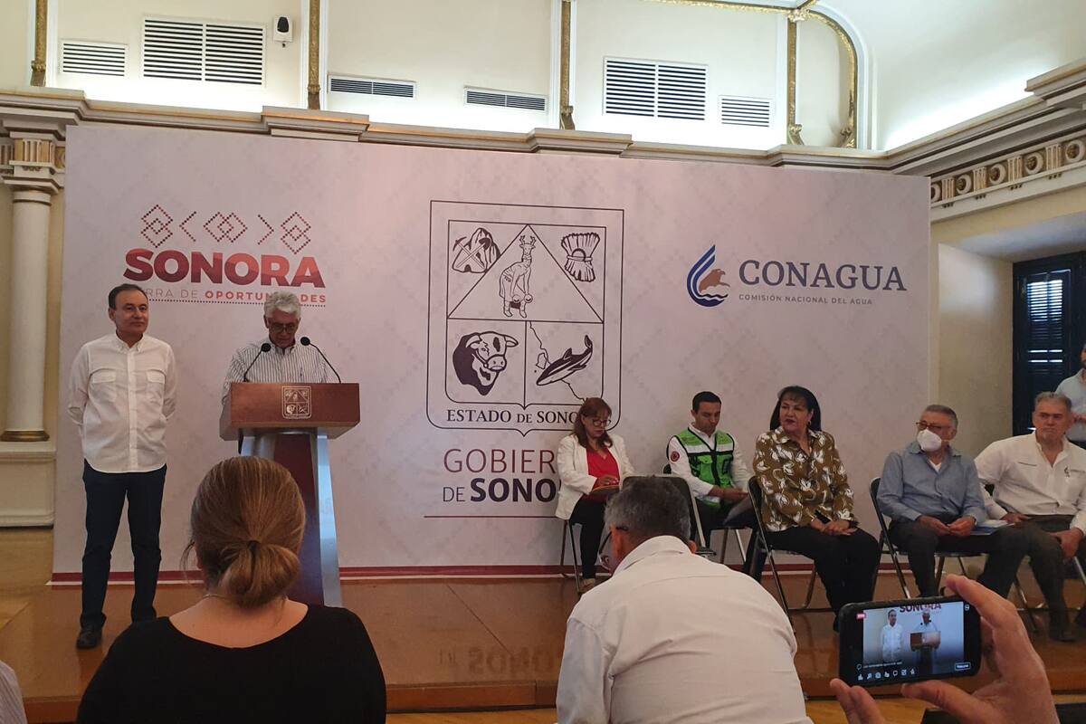 Sonora tendrá agua en los siguientes 30 años: Alfonso Durazo