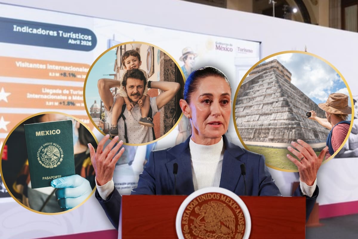 La imagen de México es la alegría y la felicidad del pueblo, afirmó Sheinbaum al anunciar que el país recibió 34.5 millones de visitantes extranjeros en el primer cuatrimestre de 2026, cifra récord que supera en 9.7 por ciento al mismo periodo del año anterior con una derrama de más de 13 mil millones de dólares