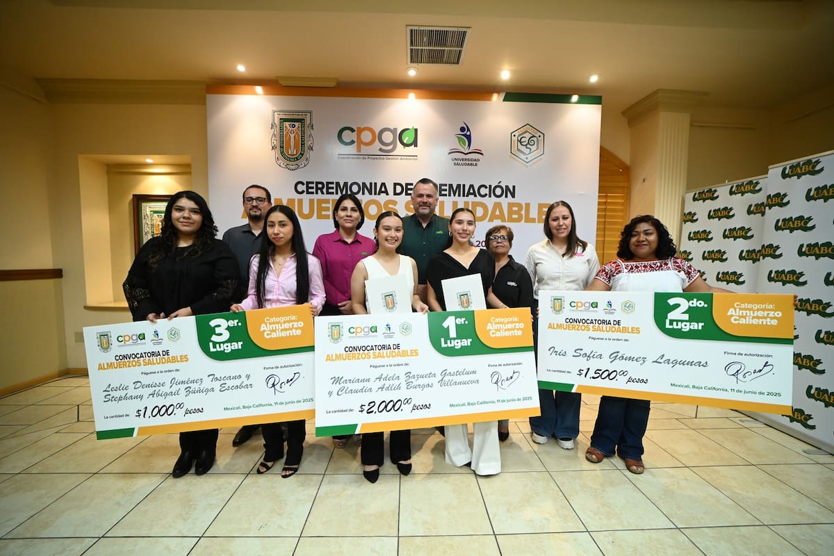 Premiaron a 189 personas de la comunidad universitaria que crearon comidas saludables
