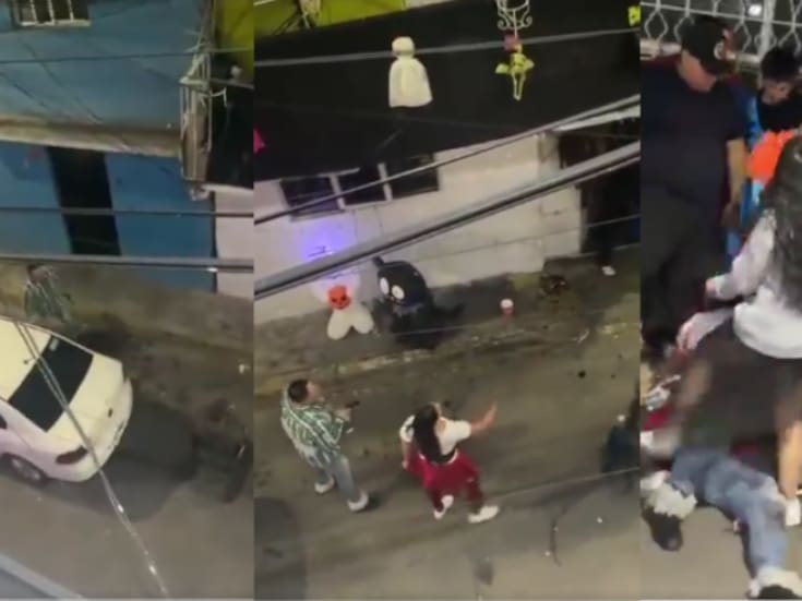 VIDEO: Hombre armado golpea a vecino en silla de ruedas y lanza balazos al aire: vecinos lo desarman tras darse cuenta que se le acabaron las balas y lo golpean brutalmente hasta dejarlo inconsciente