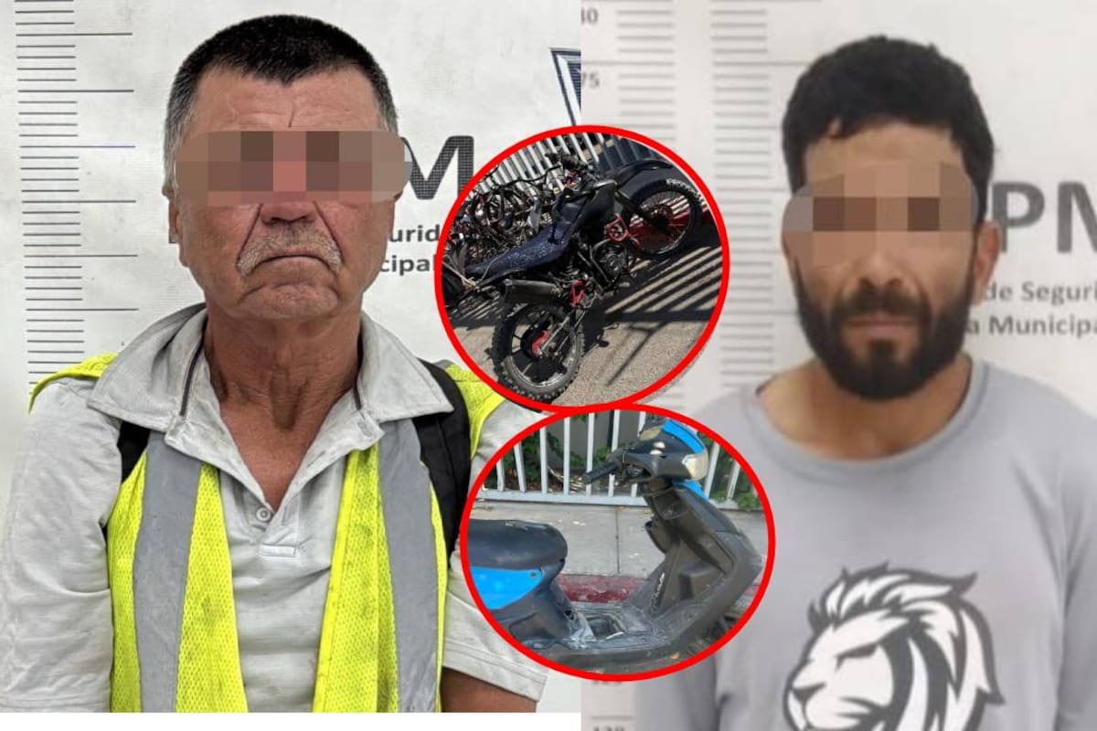 Capturan a hombres con vehículos robados en la zona poniente