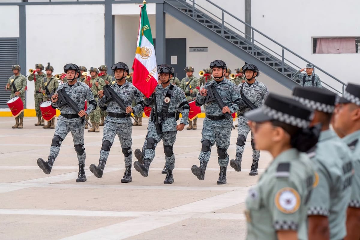 Guardia Nacional realiza toma de posesión del nuevo coordinador interino del Batallón de Apoyo a Aduanas en Baja California