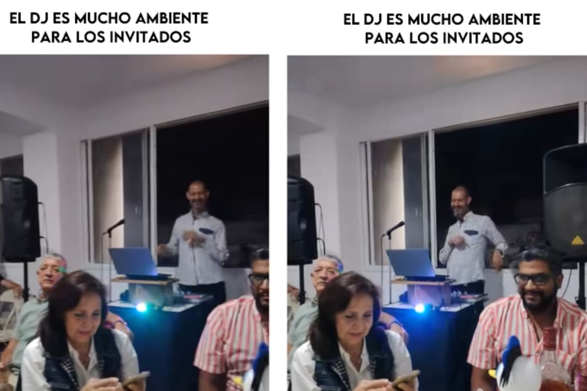 “Él solo ama su trabajo”: Fiesta se vuelve viral porque el DJ es el único ambientado del lugar