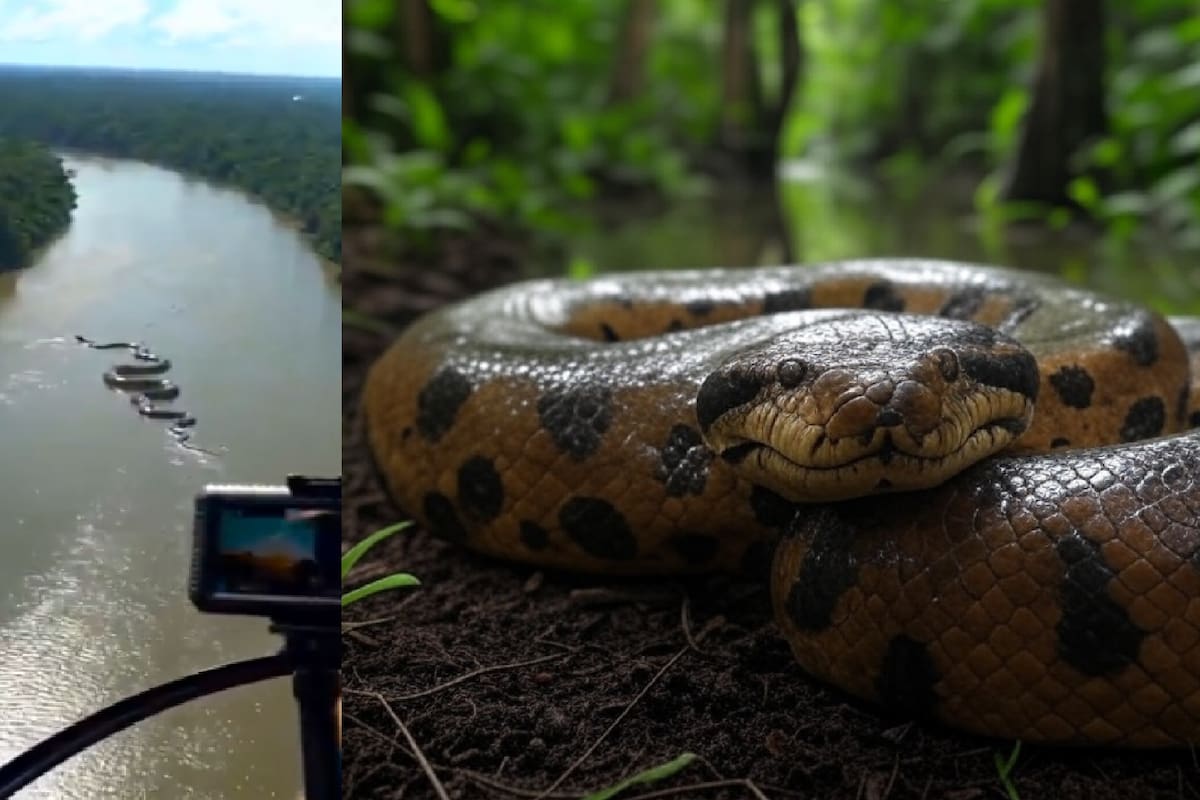 ¿Ficción o realidad? Una colosal anaconda aparece en video