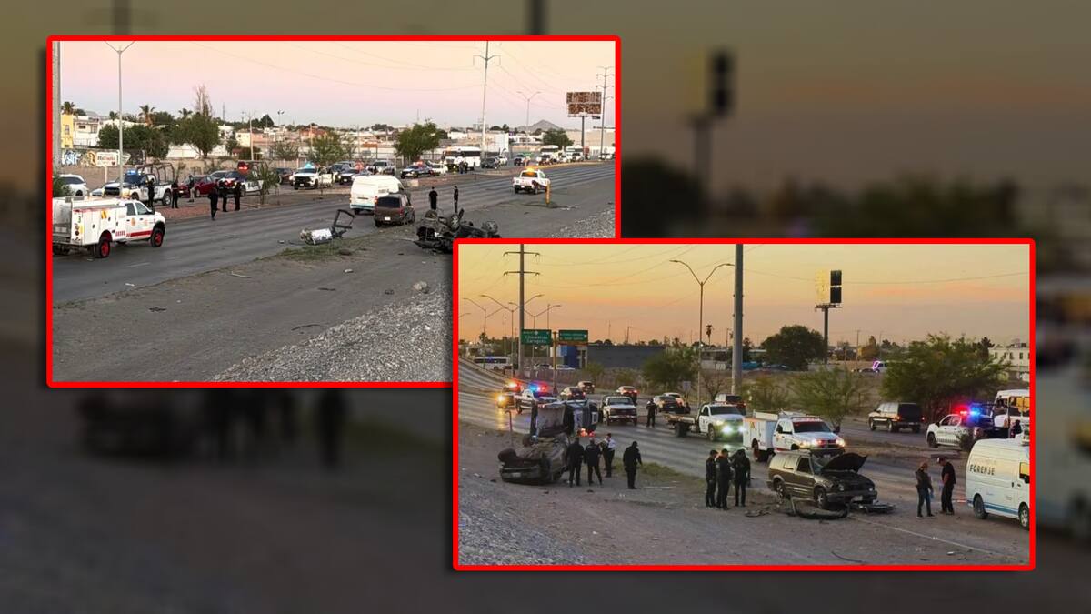 Persecución entre policías y presuntos polleros termina con tres personas sin vida y dos lesionados en Ciudad Juárez