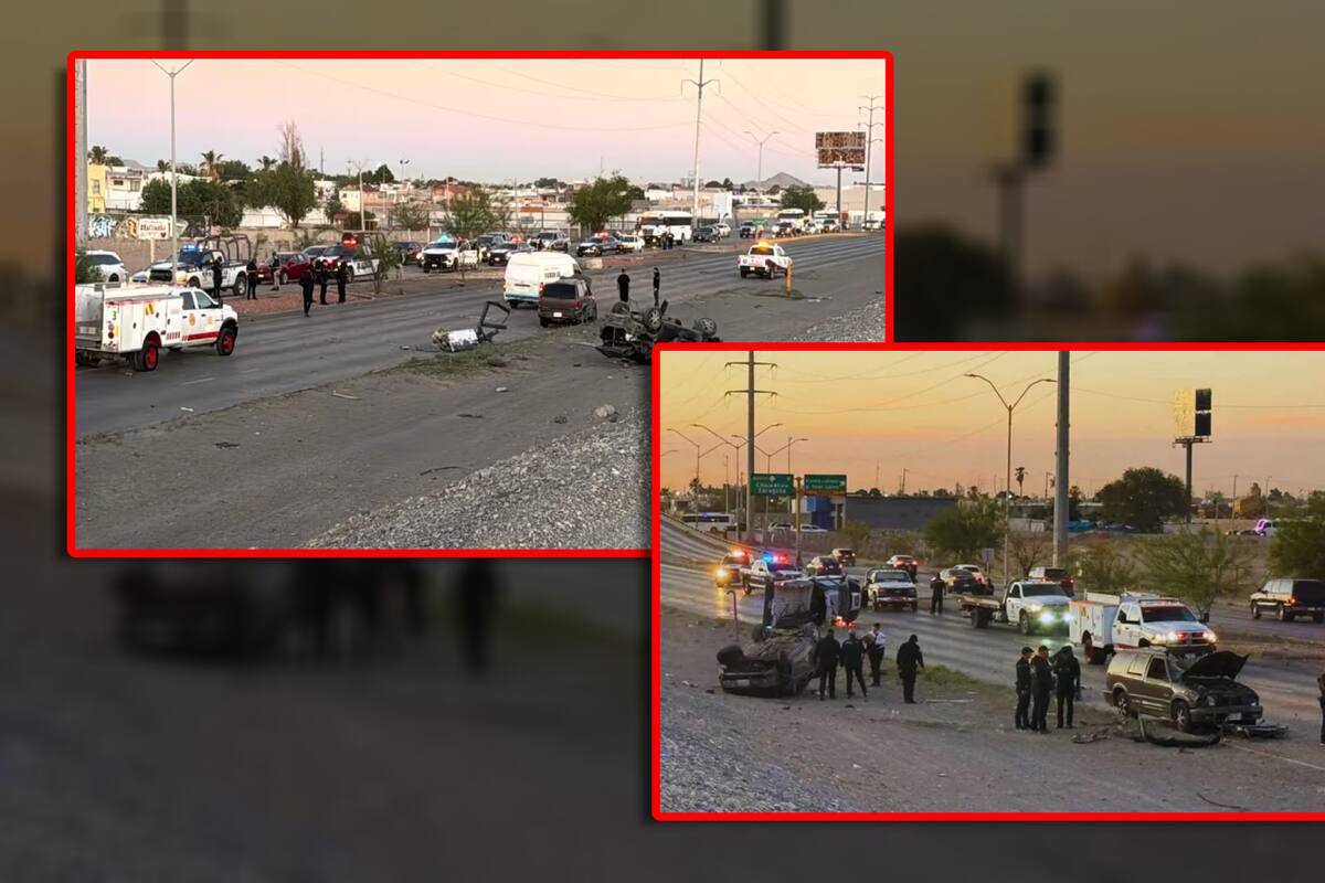 Persecución entre policías y presuntos polleros termina con tres personas sin vida y dos lesionados en Ciudad Juárez