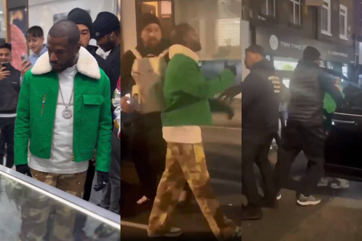 Floyd Mayweather es atacado por manifestantes en Inglaterra tras mostrar apoyo a Israel