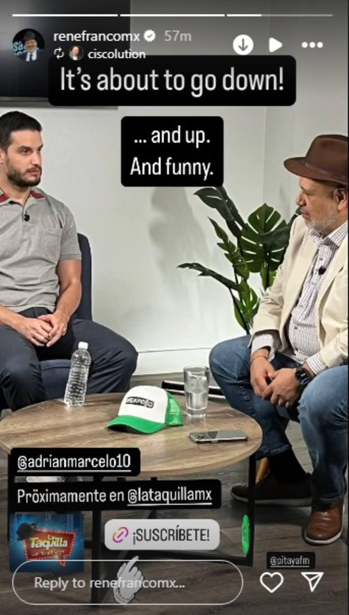 René Franco entrevistó a Adrián Marcelo