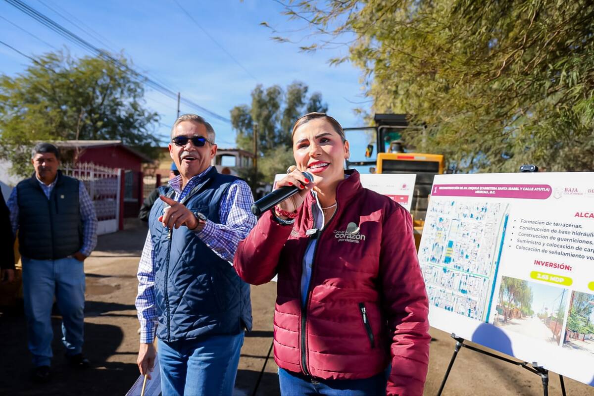 Inician trabajos de rehabilitación de vialidades en zona poniente de Mexicali