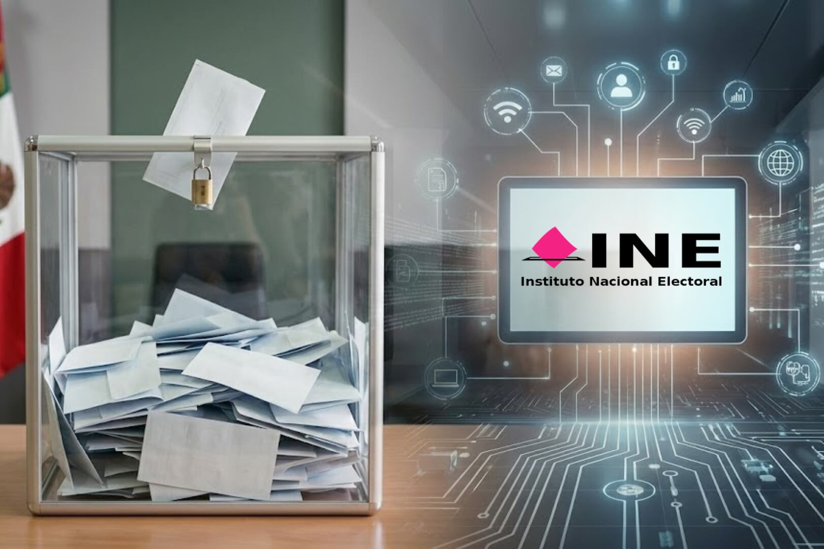 El INE cuenta con un plazo de 60 días naturales para emitir una resolución definitiva después de recibir el informe formal. Foto: Gemini/Canva