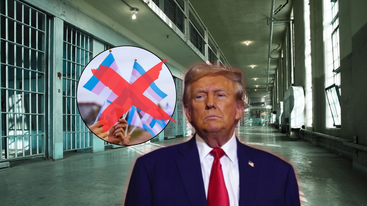 Donald Trump ordena traslado de mujeres trans en prisión a cárceles de hombres. Foto: Especial
