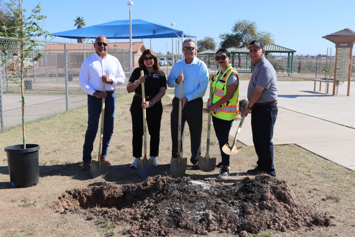 Más árboles, más sombra: Calexico apuesta por áreas verdes en Nosotros Park