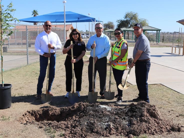 Más árboles, más sombra: Calexico apuesta por áreas verdes en Nosotros Park
