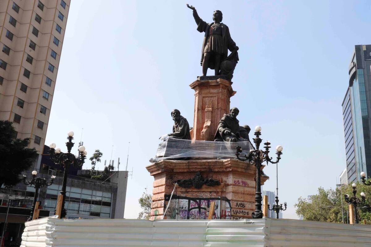 A horas del Día de la Raza, piden analizar regreso de la estatua de Colón en la CDMX