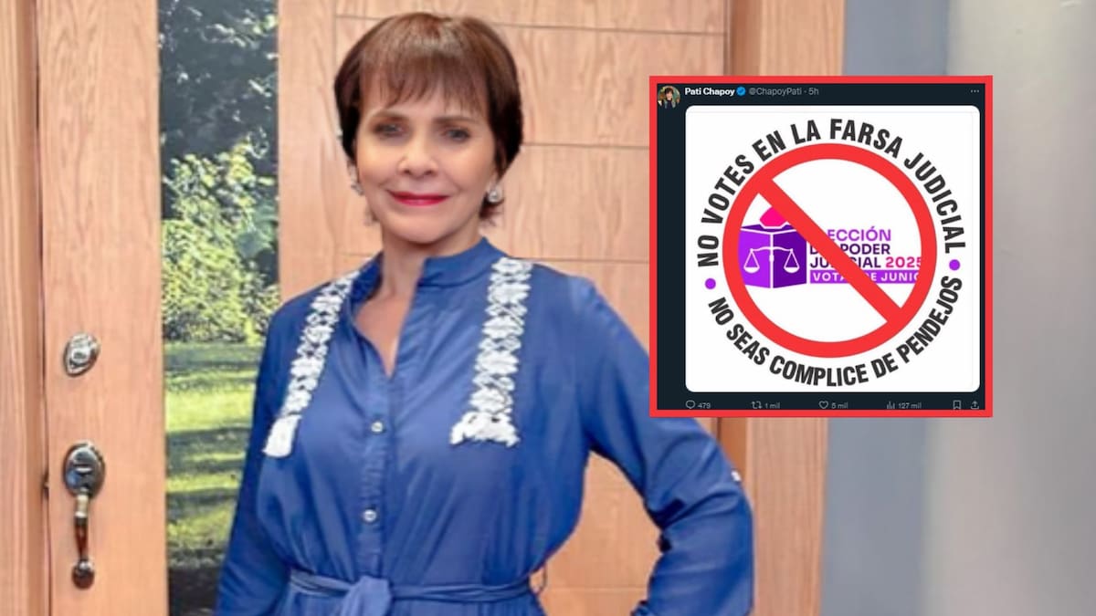 Pati Chapoy causa polémica al instar a no votar en la elección judicial del 1 de junio | Instagram (@ventaneandouno) / X (@ChapoyPati)