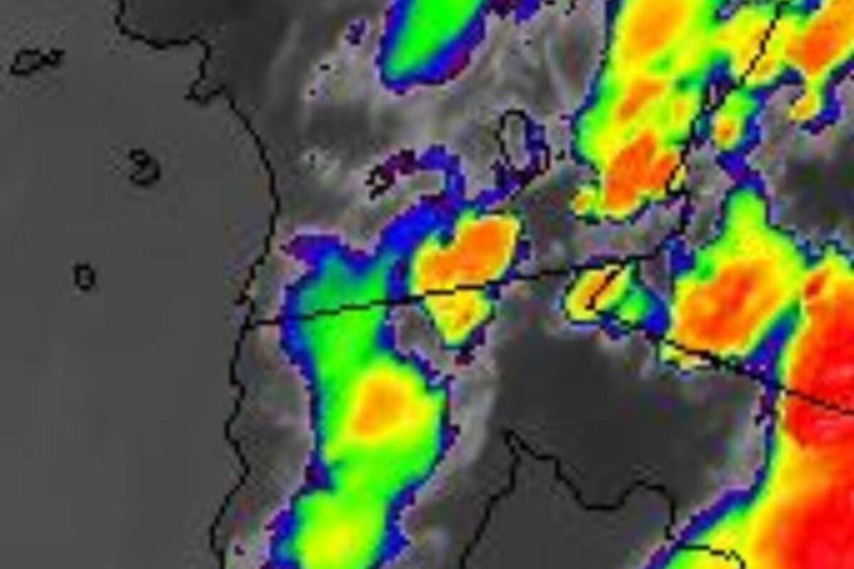 Se registran lluvias puntuales fuertes, acompañadas de descargas eléctricas en algunas zonas de Mexicali, Tecate y El Hongo