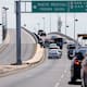 Choque múltiple provoca caos vehicular en el Distribuidor Vial de Lázaro Cárdenas y López Mateos
