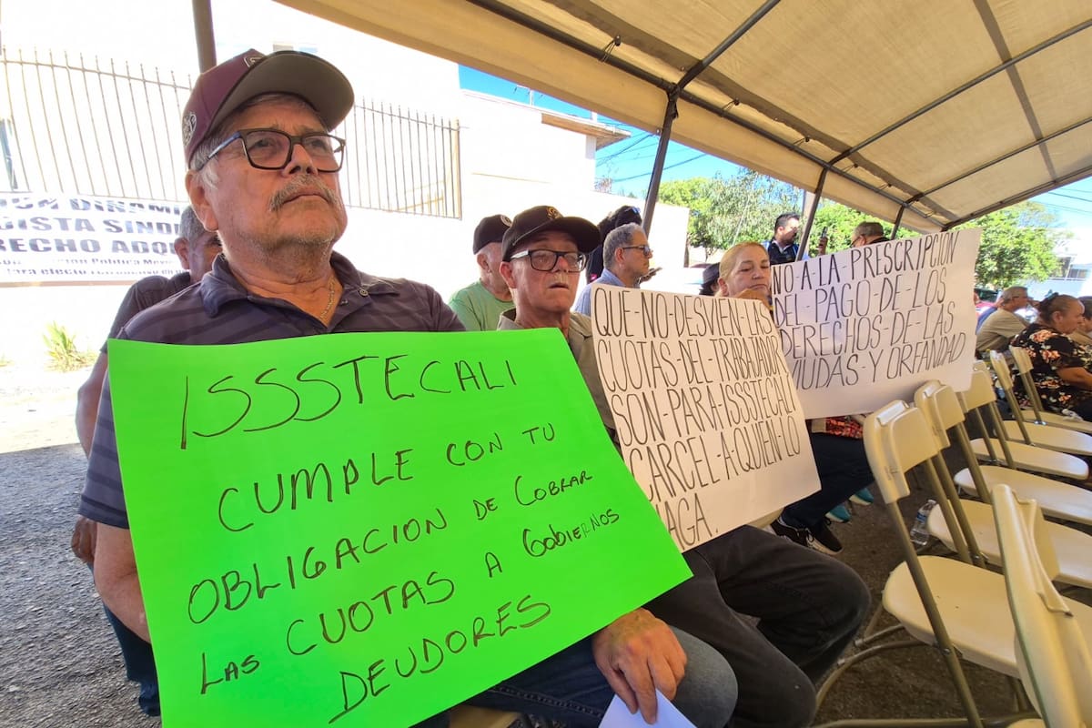 Pensionados denuncian falta de medicinas y largas esperas para consultas en Issstecali El Mirador