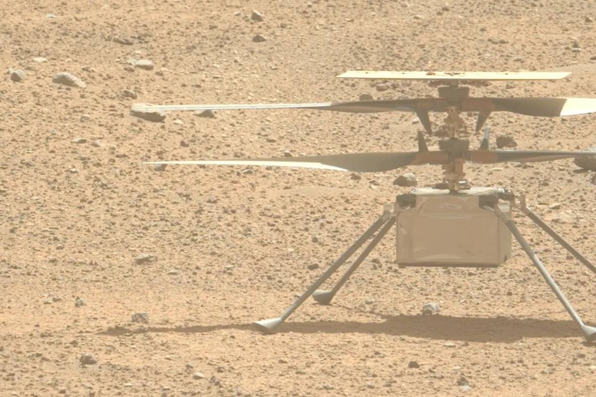 La NASA recupera contacto con helicóptero en marte