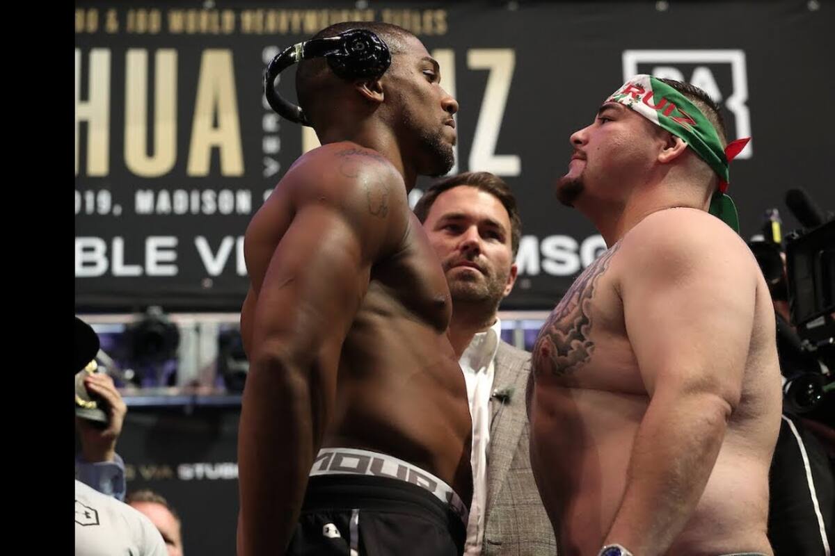 ¿Por qué critican a Andy Ruiz y Joshua por pelear en Arabia?
