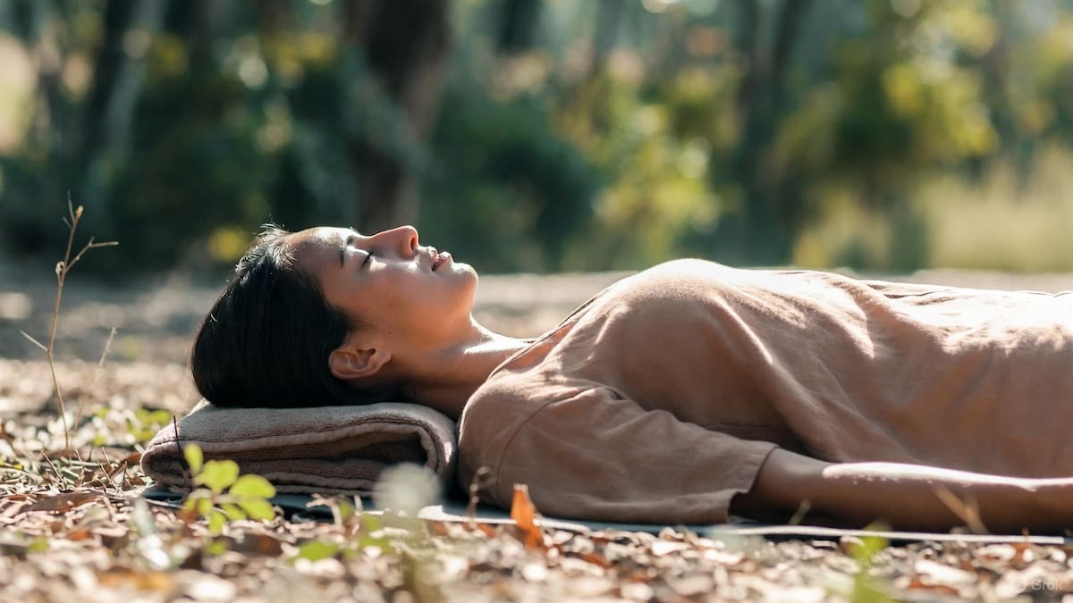 Yoga Nidra cómo funciona esta técnica para dormir mejor sin usar medicamentos | Foto: Grok