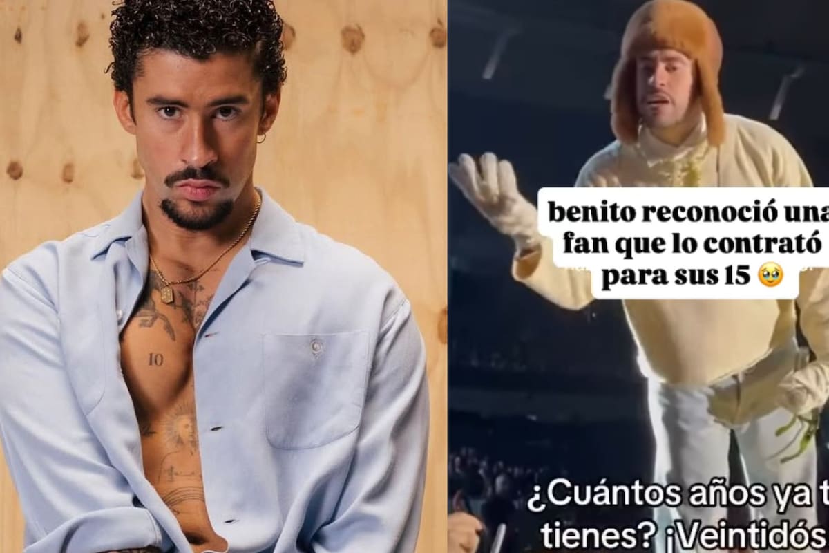 Bad Bunny detiene concierto en Argentina para saludar a fan que lo contrató en sus XV años (VIDEO)