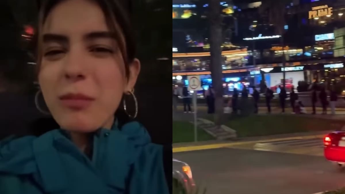 “Wey, me dan tanta ternura”: joven es criticada por burlarse de quienes hacen fila para el camión
