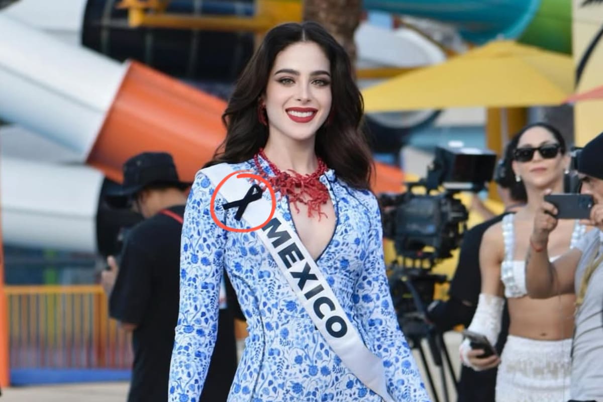 Por esta razón las Miss Universo usan un moño de luto en sus bandas
