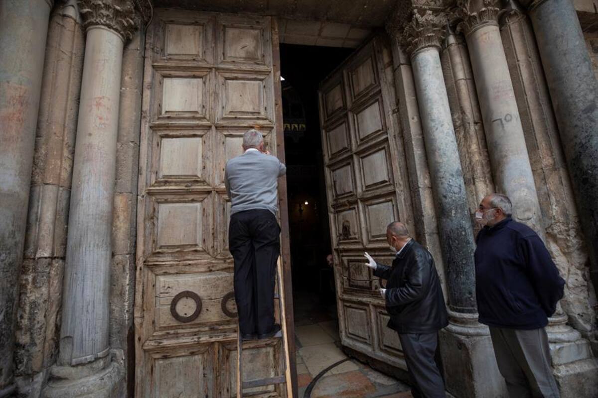 Sin última cena ni lavatorio de pies en el Jueves Santo de Jerusalén