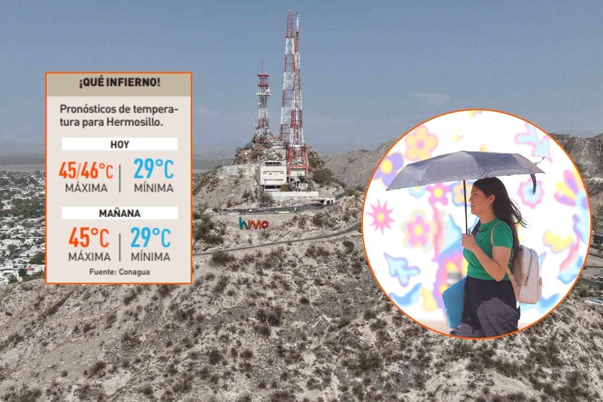 Se esperan 45°C hoy y mañana en Hermosillo: Conagua