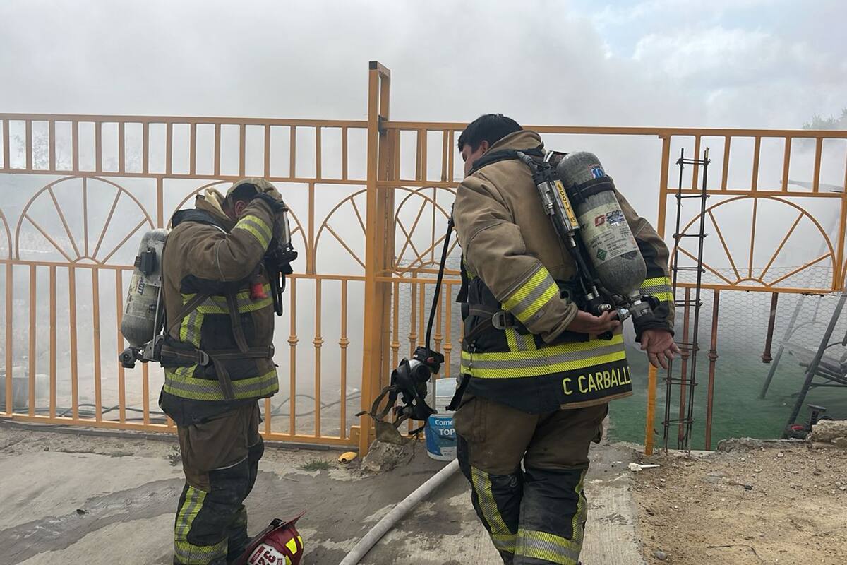Bomberos Tijuana atienden reportes de incendios y accidentes