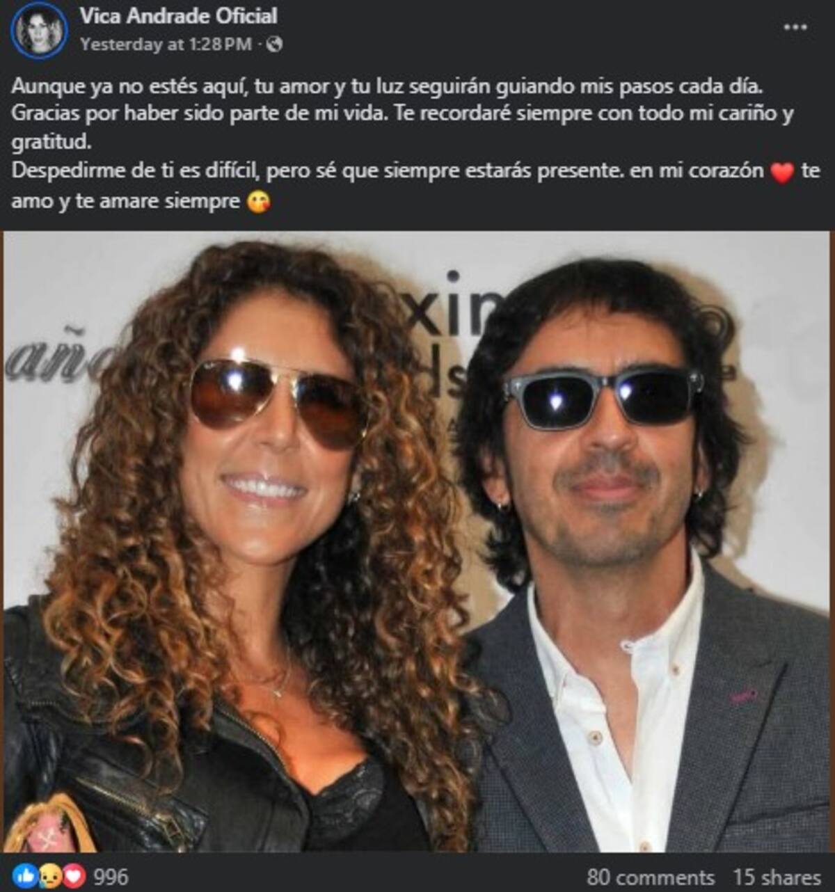Facebook: Vica Andrade Oficial