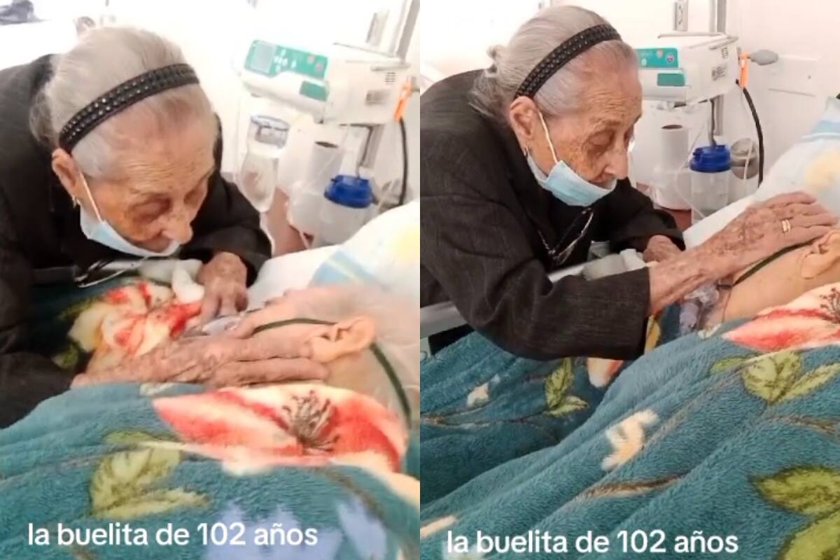 Mamá de 102 años despide a su hijo de 82 años antes de que él falleciera (VIDEO)