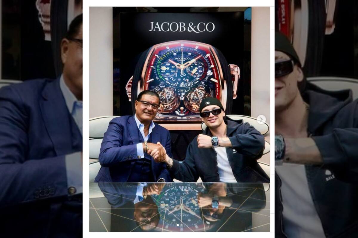 Peso Pluma presume adquisición de reloj valuado en 6 millones de pesos