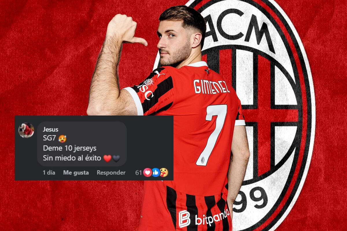 Santiago Giménez ya anotó su primer “gol” con el Milan… ¡fue en la venta de camisetas!