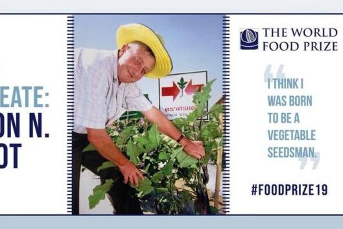 Productor de semillas de verduras gana premio de alimentos