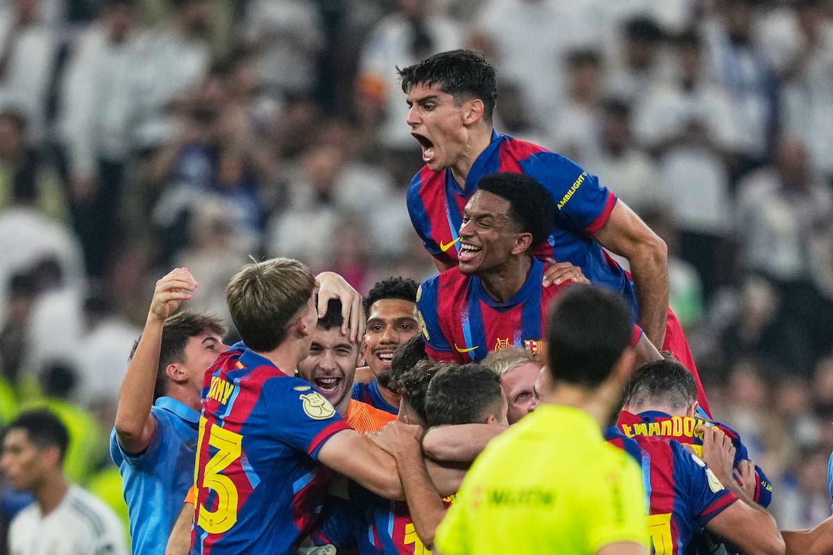 Barcelona vs Real Madrid: Resumen, goles, jugadas y mejores momentos de la Final de la Supercopa de España