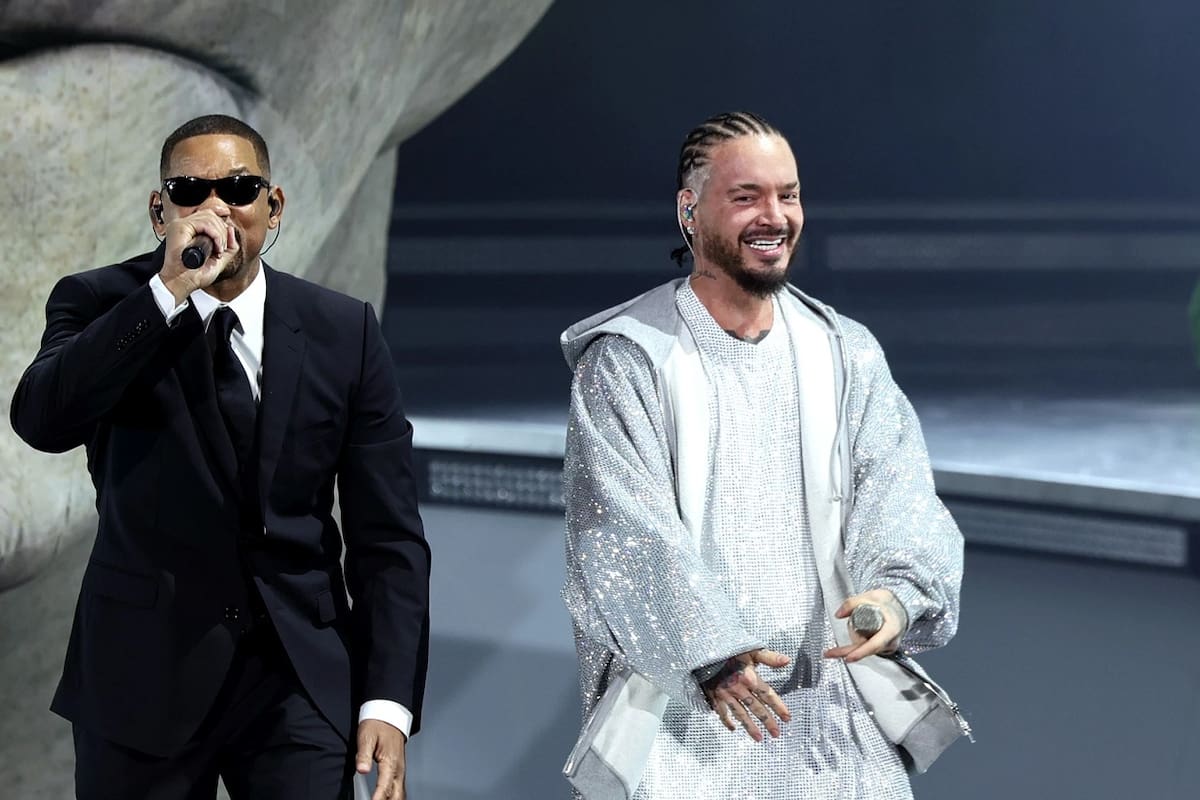 Will Smith hace sorpresiva aparición con J Balvin en Coachella