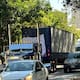 Marcha de transportistas provoca tráfico en Tijuana