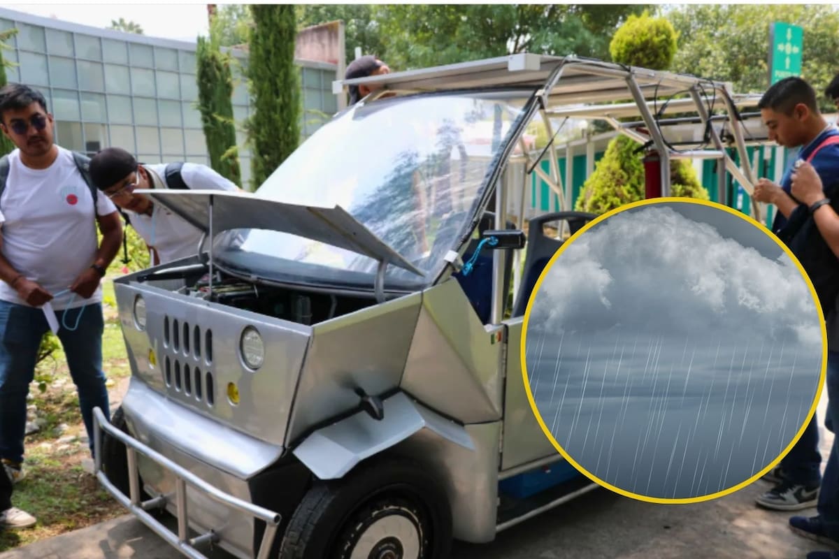 Ante la gran contaminación del aire, mexicanos lanzan ‘Hidrobinisa’, el auto que funciona con agua de lluvia y páneles solares