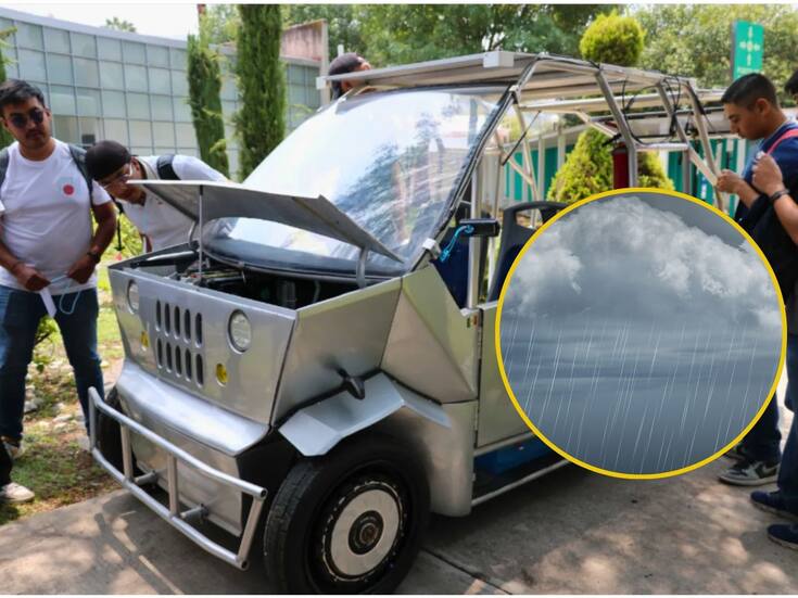 Ante la gran contaminación del aire, mexicanos lanzan ‘Hidrobinisa’, el auto que funciona con agua de lluvia y páneles solares