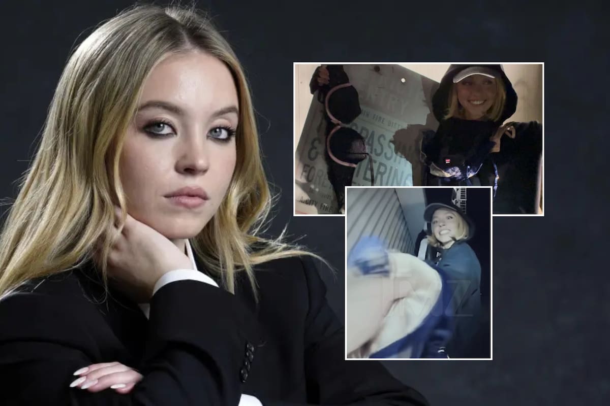 Sydney Sweeney podría enfrentar cargos por allanamiento y vandalismo tras escalar y colgar sostenes en el cartel de Hollywood