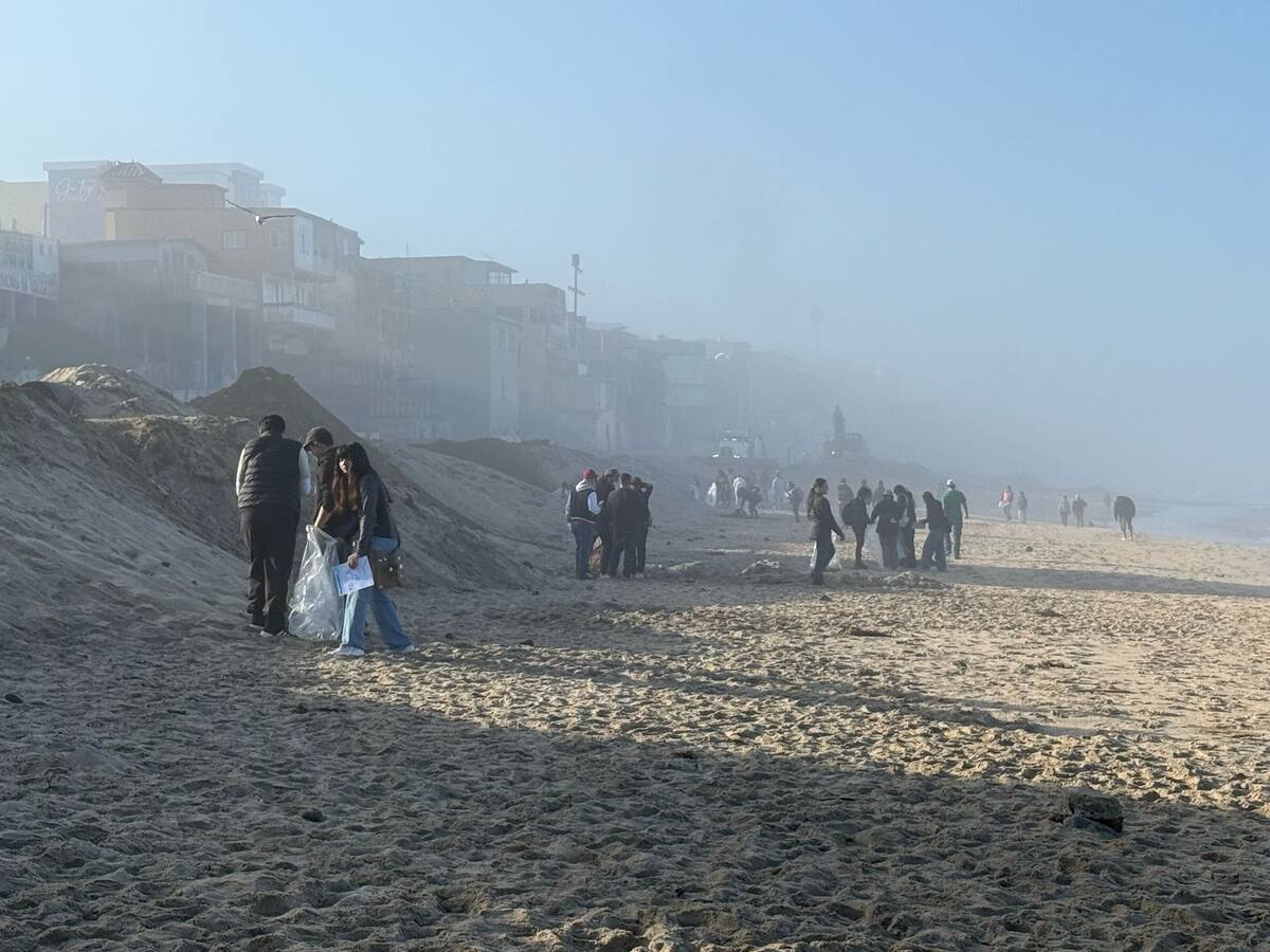 Principalmente detectaron botellas para tomar agua, taparroscas, alambres por la construcción en el lugar, botellas de cerveza de vidrio y plástico. Foto: Cortesía